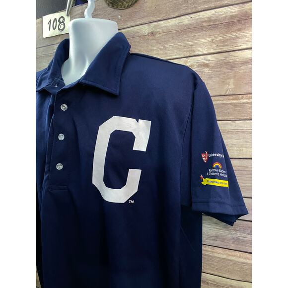 Cleveland Indians XL Polo University Hospitals Rainbow Babies Hospital Shirt - Picture 9 of 9